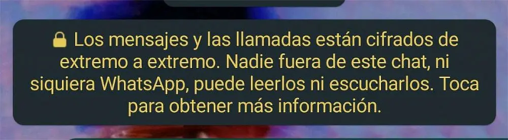 WhatsApp cifrado