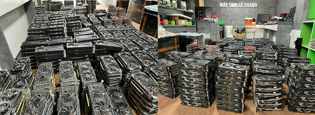 Venta de GPU de mineria en Vietnam