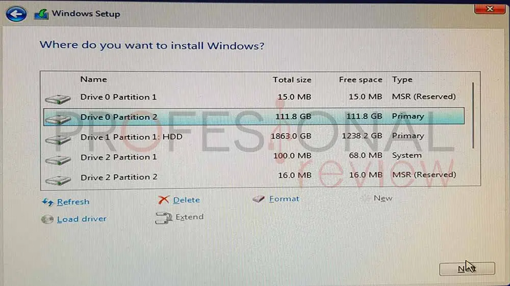 instalación windows 11