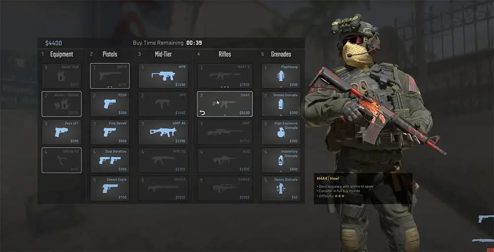 Counter-Strike 2 armas