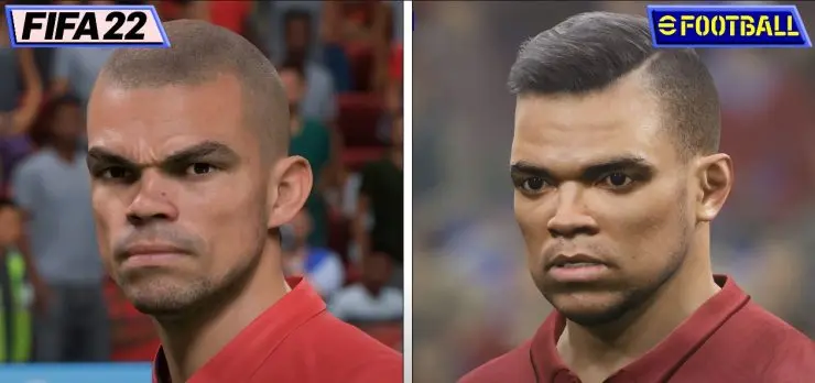 FIFA 22 vs eFootball 2022